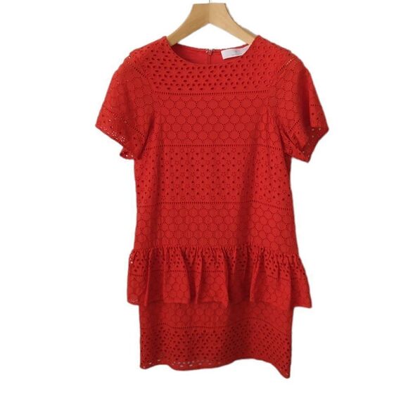 Thakoon Addition Eyelet Peplum Dress - Picture 3 of 7